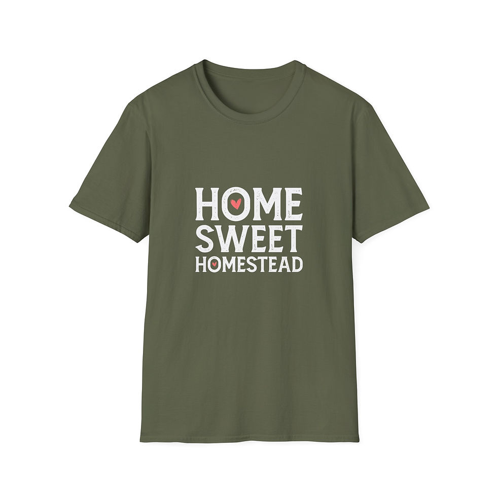 Thumbnail: Home Sweet Homestead Unisex T-Shirt, Cozy Casual Wear, Farmers, Gardening