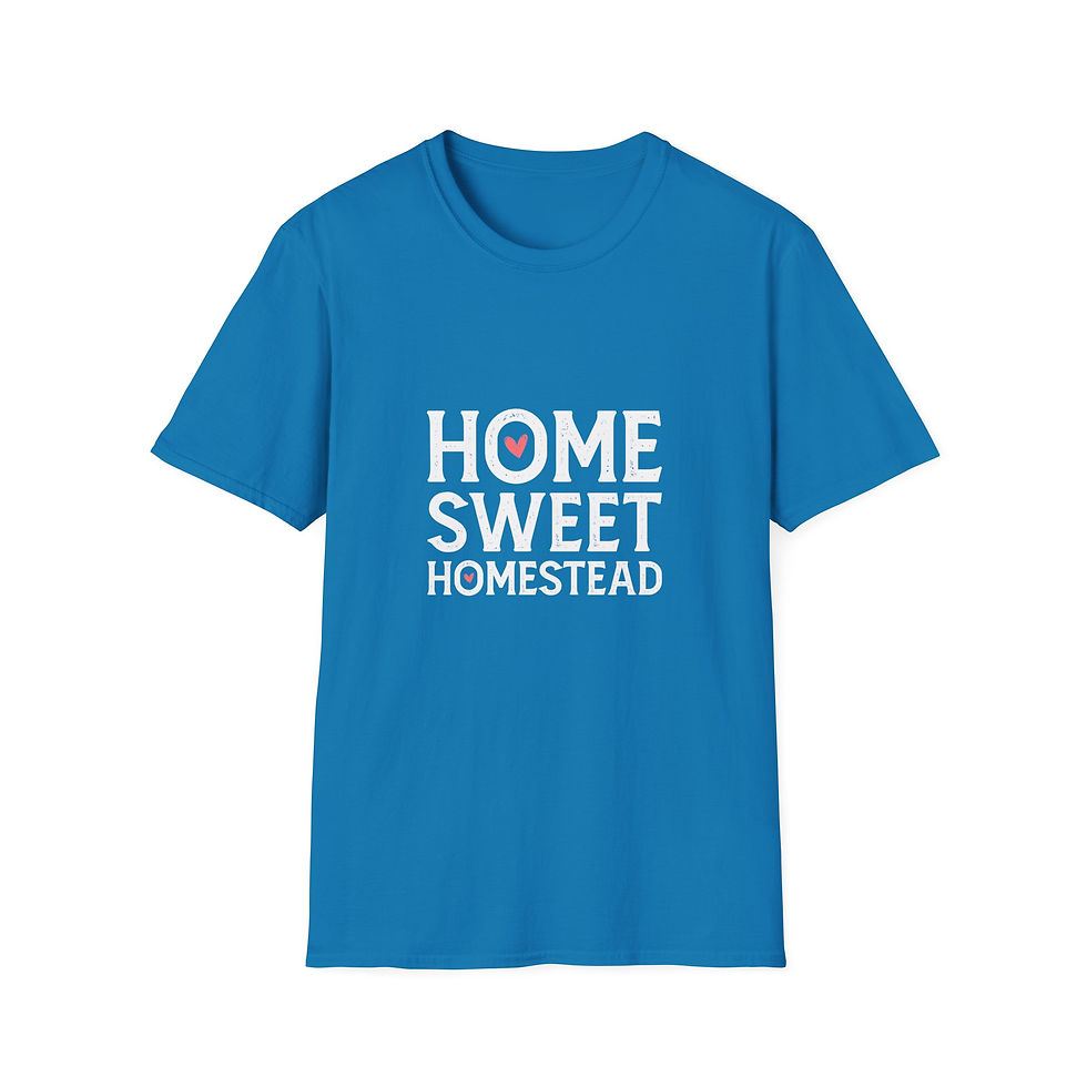 Thumbnail: Home Sweet Homestead Unisex T-Shirt, Cozy Casual Wear, Farmers, Gardening