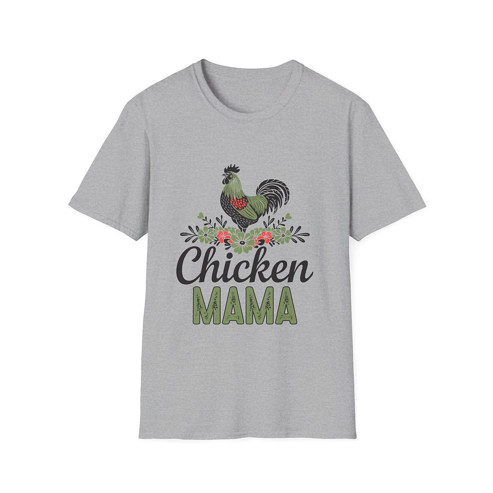 Thumbnail: Charming Chicken Mama T-Shirt, Farmhouse Style Tee, Poultry Lovers, homesteading