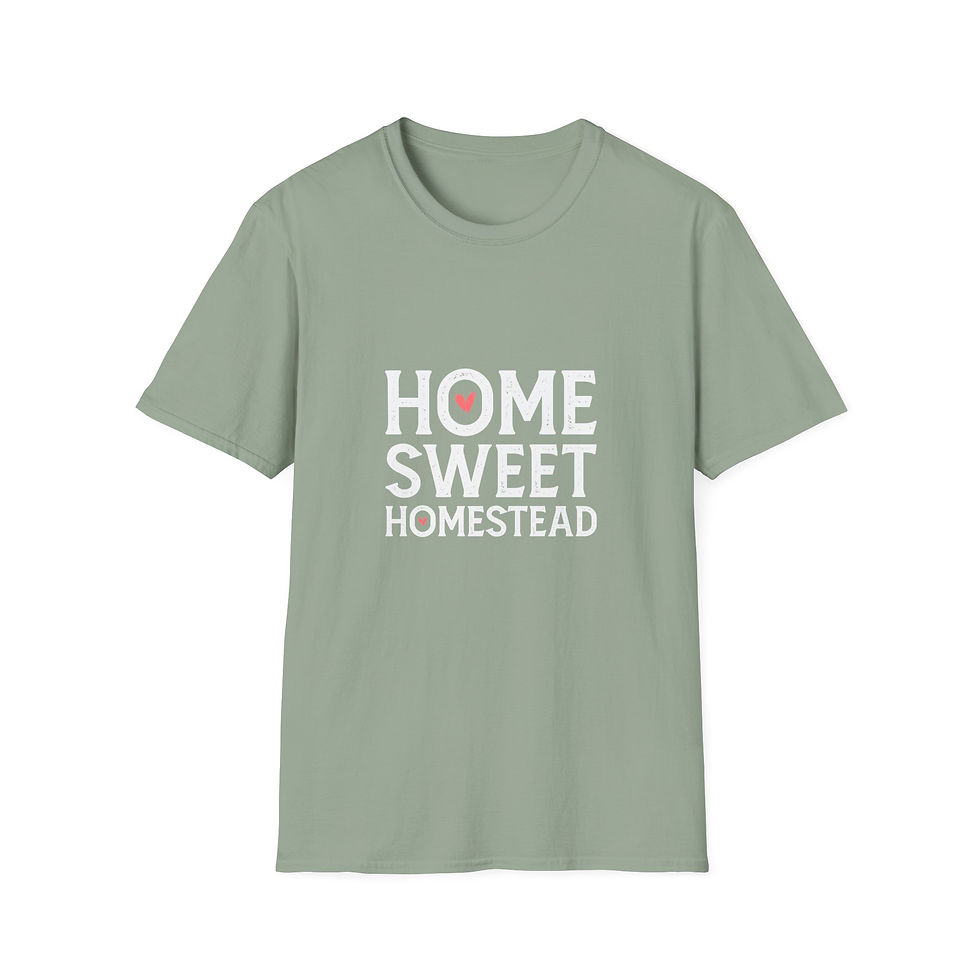 Thumbnail: Home Sweet Homestead Unisex T-Shirt, Cozy Casual Wear, Farmers, Gardening
