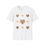 Thumbnail: Blue and Orange Heart Wreath with Orange Coquettes Unisex T-Shirt, Softstyle