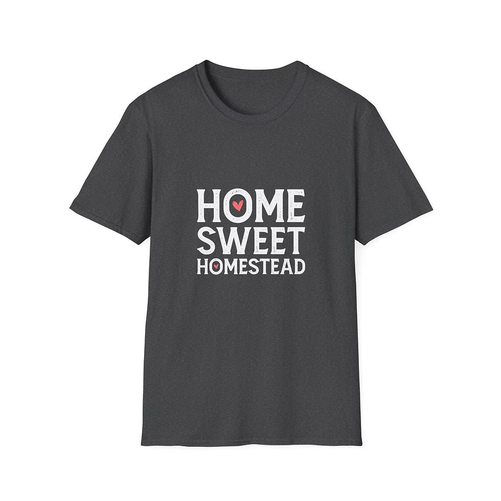 Thumbnail: Home Sweet Homestead Unisex T-Shirt, Cozy Casual Wear, Farmers, Gardening