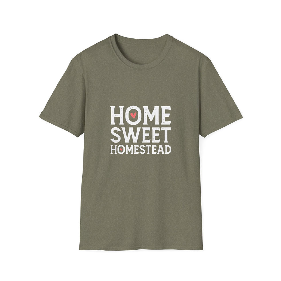 Thumbnail: Home Sweet Homestead Unisex T-Shirt, Cozy Casual Wear, Farmers, Gardening