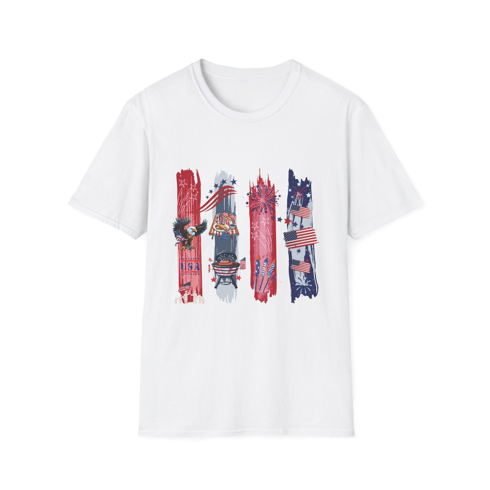 Patriotic Unisex T-Shirt | Independence Day, 4th of July, Memorial Day, Veteran