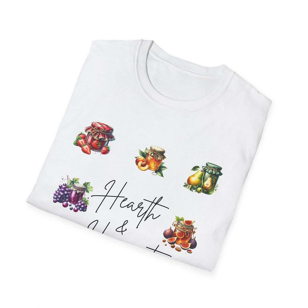 Thumbnail: Harvest Jam Print T-Shirt | Foodie, Fall Apparel, Farmhouse Style, Canning, Jars