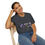Thumbnail: Floral Vibes Unisex Softstyle T-Shirt, Bohemian, Nature-Inspired, Purple, Pink