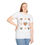 Thumbnail: Blue and Orange Heart Wreath with Orange Coquettes Unisex T-Shirt, Softstyle