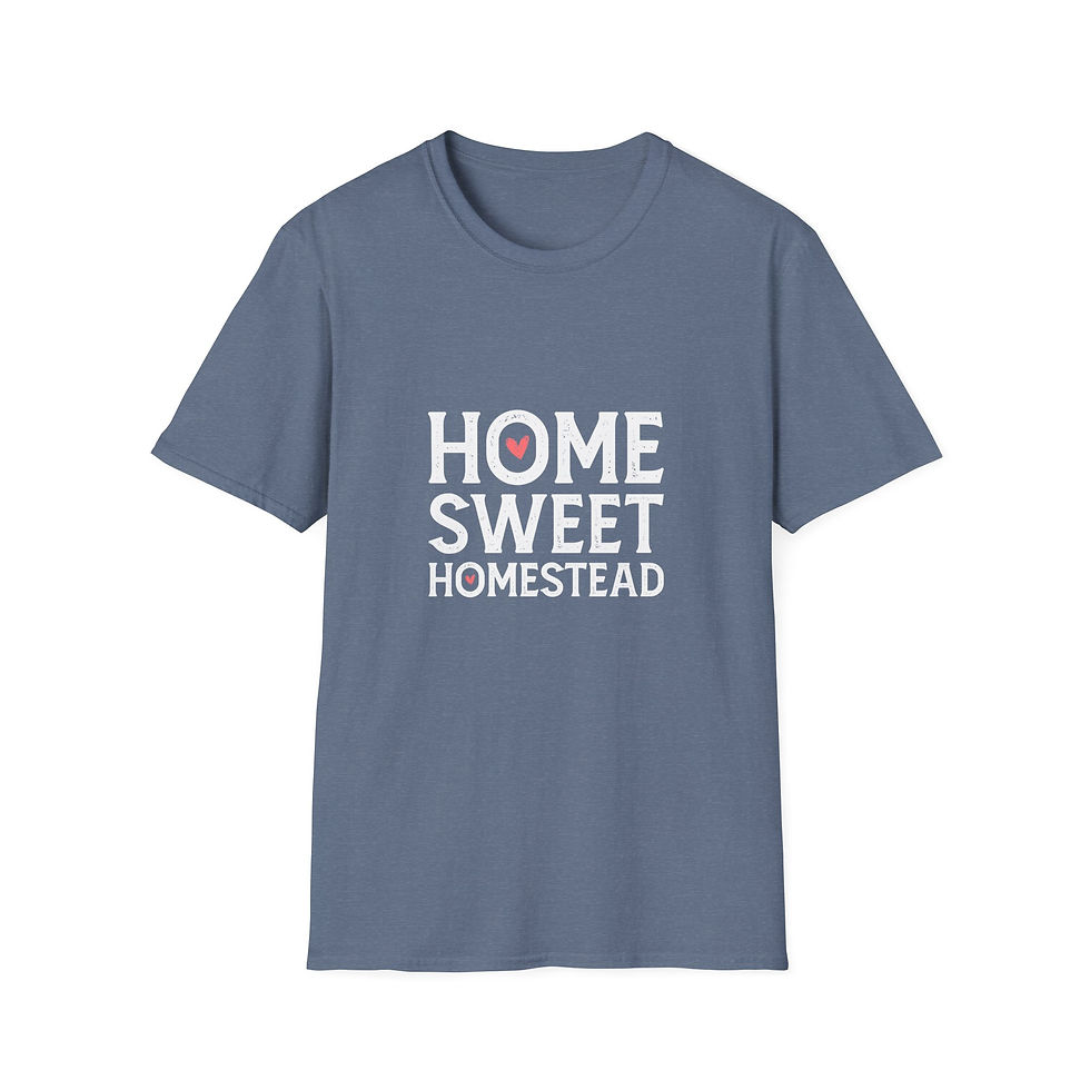 Thumbnail: Home Sweet Homestead Unisex T-Shirt, Cozy Casual Wear, Farmers, Gardening