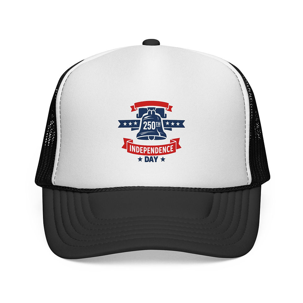 Thumbnail: Trucker Cap — 4th of July Independence Day Liberty Bell USA Hat