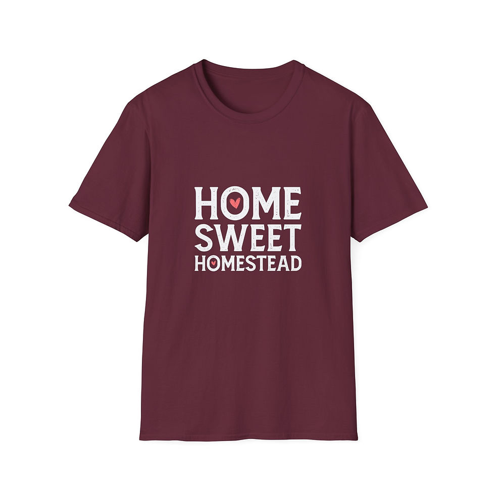 Thumbnail: Home Sweet Homestead Unisex T-Shirt, Cozy Casual Wear, Farmers, Gardening