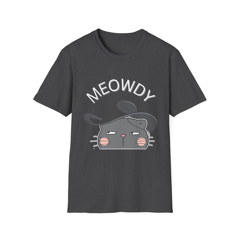 Thumbnail: Cat Lover's Meowdy T-Shirt | Funny Cat Shirt | Unisex Tee | Gift for Cat Parents