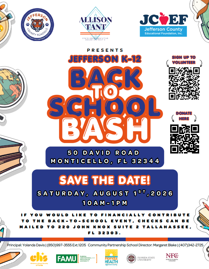 Save the Date: Jefferson K–12 Back to School Bash is August 1st!