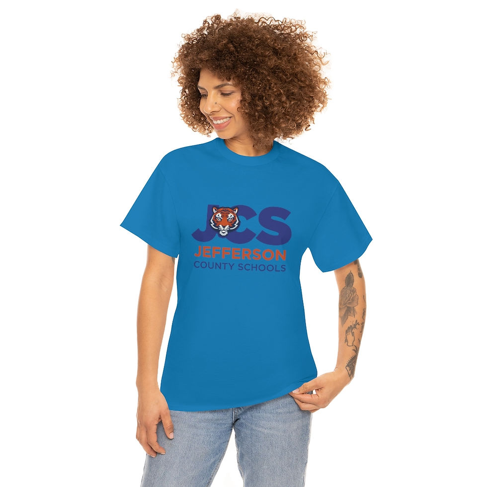 Thumbnail: Jefferson Schools Unisex Heavy Cotton Tee