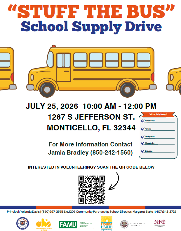"Stuff the Bus" School Supply Drive Coming to Monticello This July