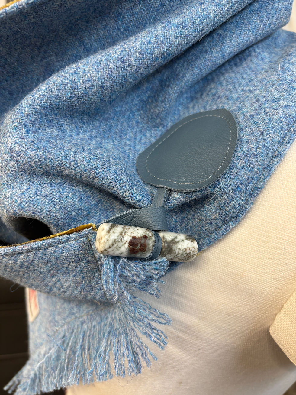 Thumbnail: Harris Tweed Coorie with Silk Velvet