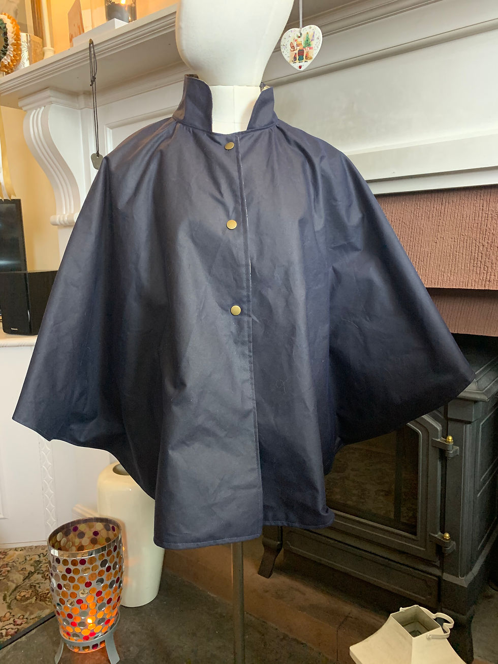 Thumbnail: The Erica - Waxed Cotton Cape