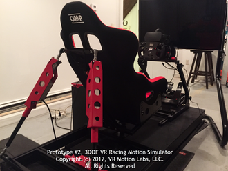Prototype #2, A high performance 3DOF VR Racing Motion Simulator
