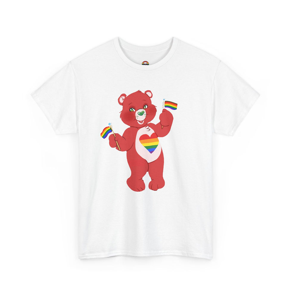 Thumbnail: Care Bear Gay Flag T-Shirt