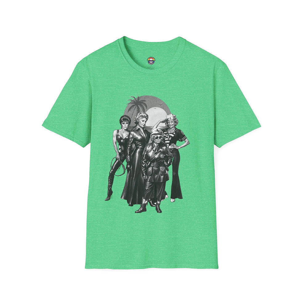 Thumbnail: Golden Girls Leather Tee | Edgy Casual Shirt