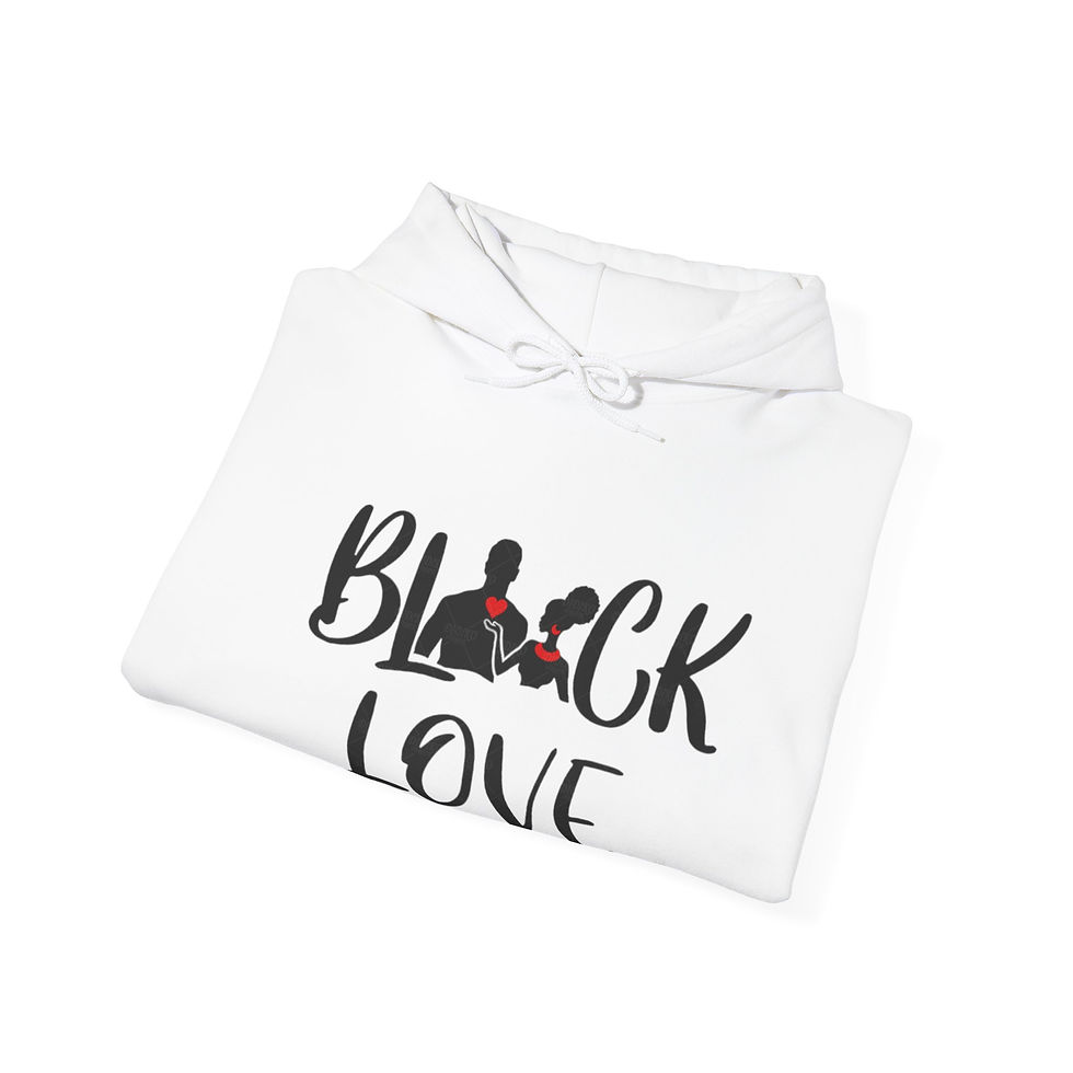 Thumbnail: Black Love Hooded Sweatshirt