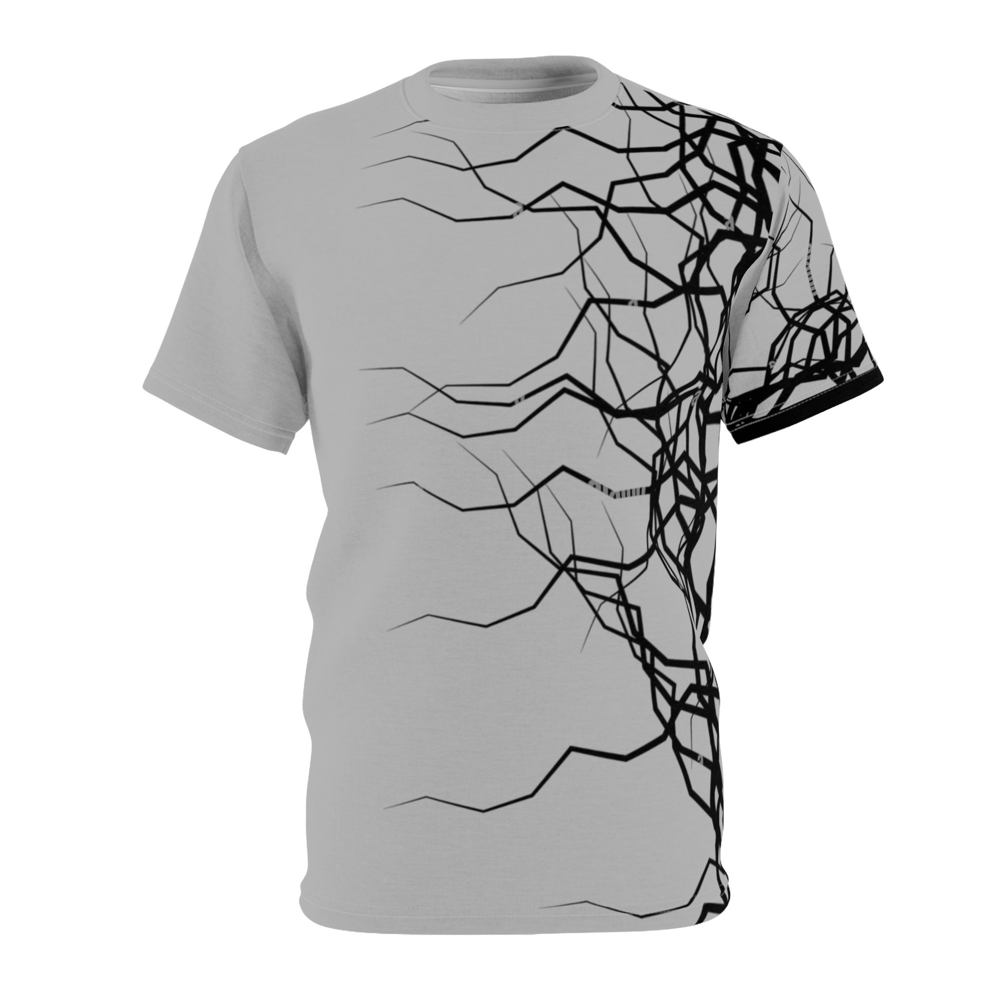 Abstract Line Unisex Tee, Modern T-Shirt