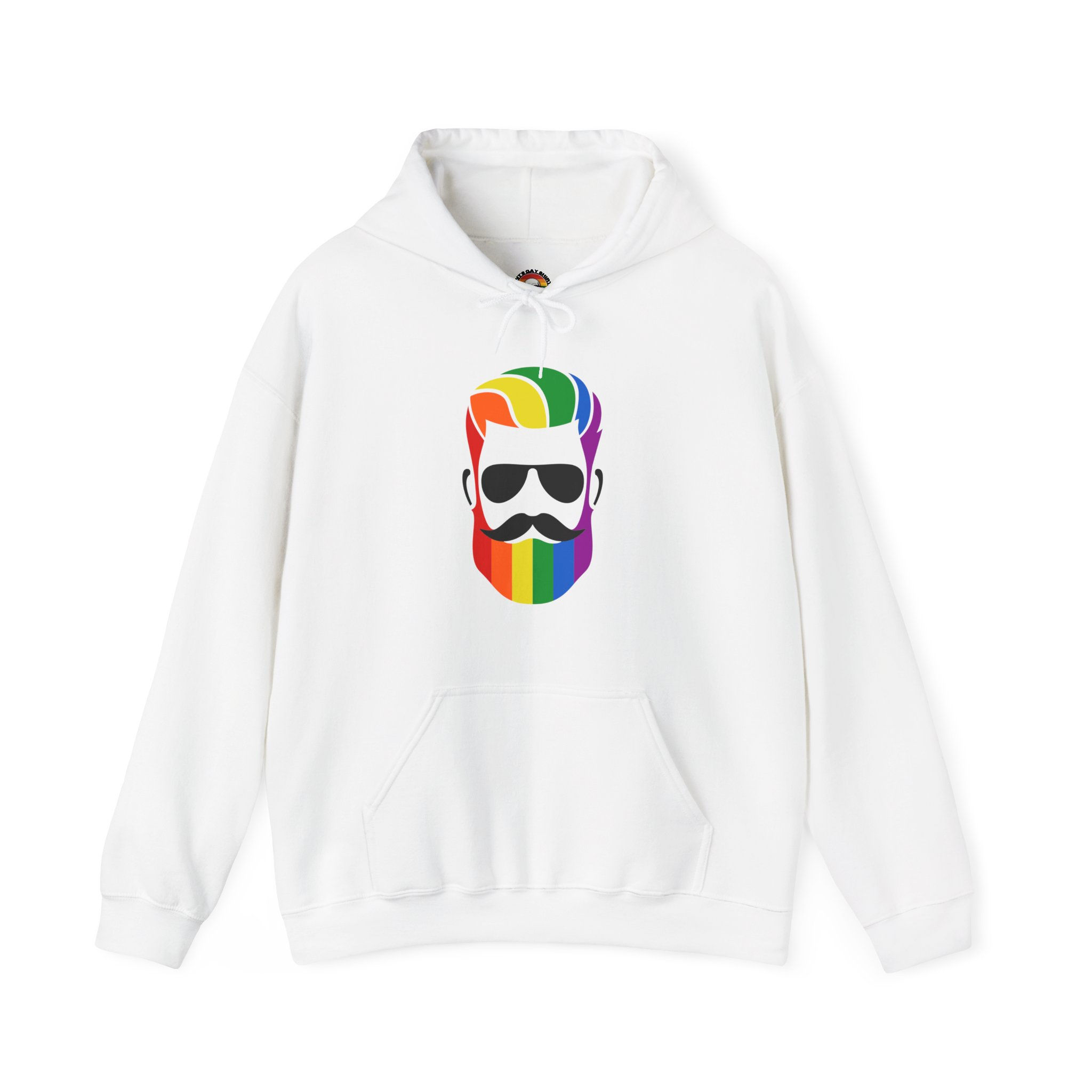 Rainbow hair Unisex Heavy Blend™ Hooded Sweatshirt