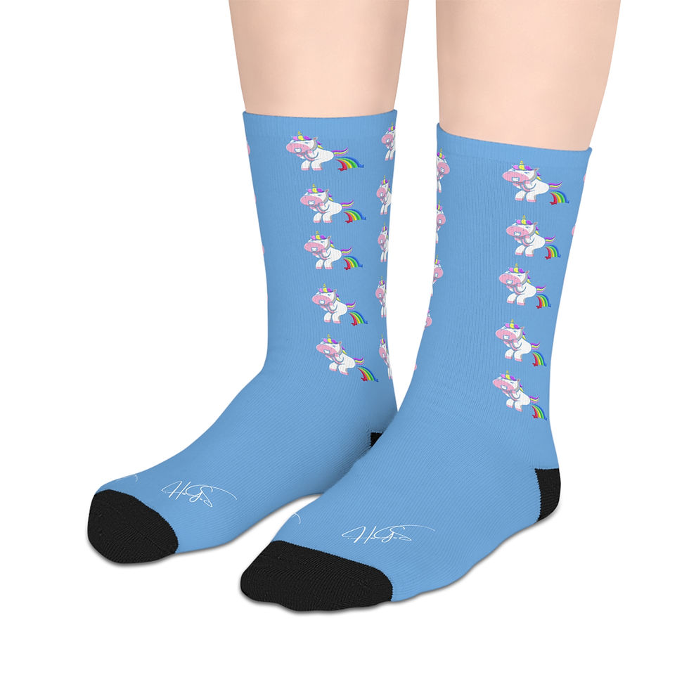 Thumbnail: Unicorn Mid-length Socks