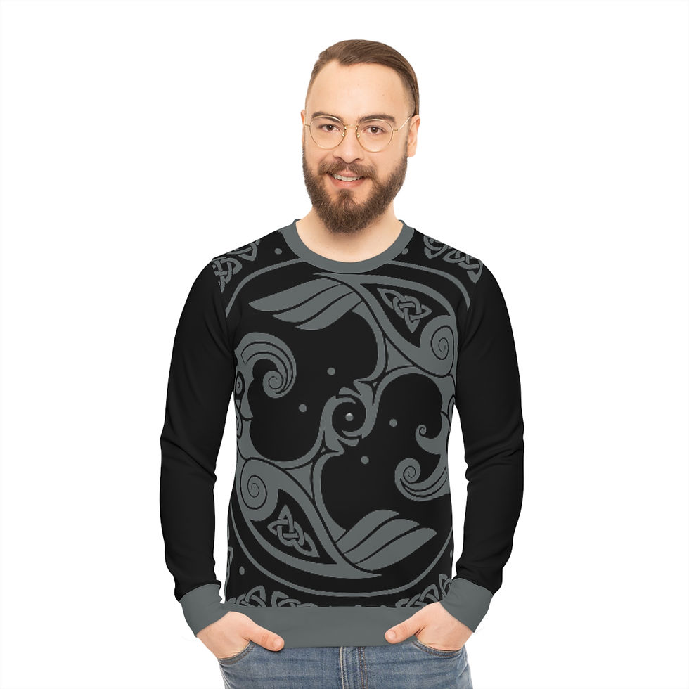 Thumbnail: Celtic Triskelion Lightweight Sweatshirt 