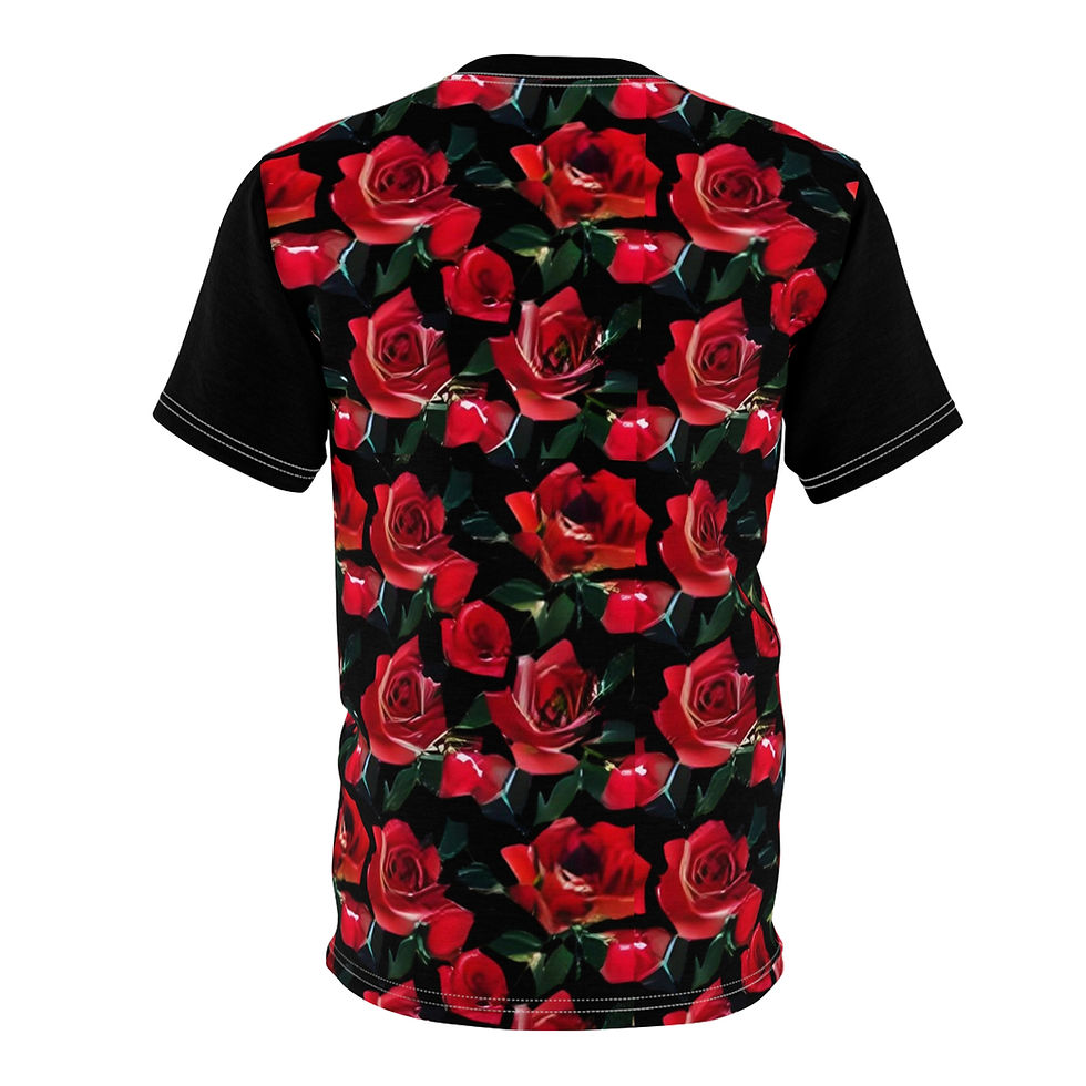 Thumbnail: Black Romantic Floral Tee, 