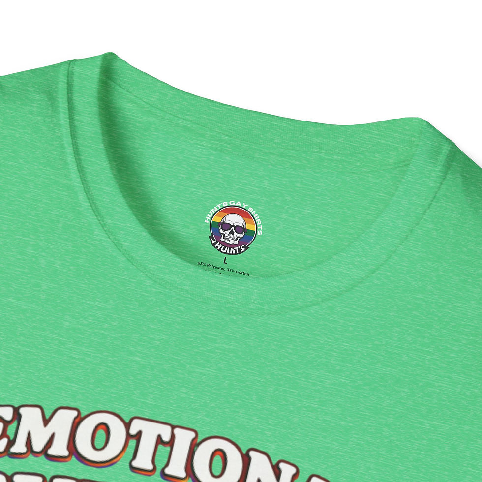 Thumbnail: Emotional Support Homo T-Shirt — Retro Rainbow LGBTQ+ Pride Tee