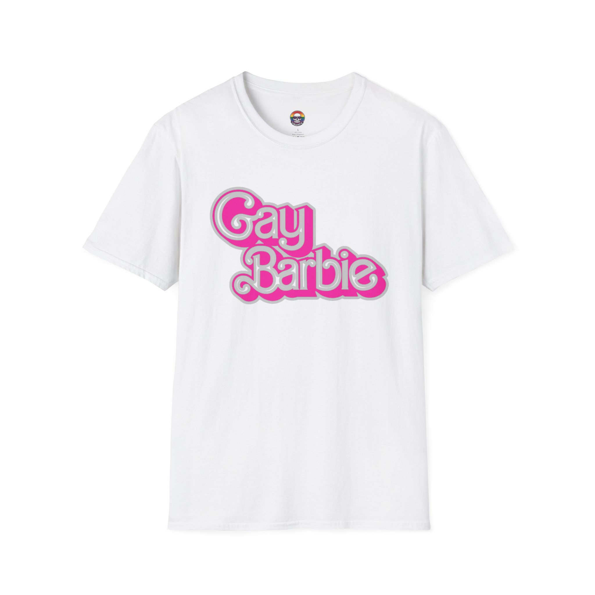 Gay Barbie T-Shirt — Retro Pink Pride Graphic Tee