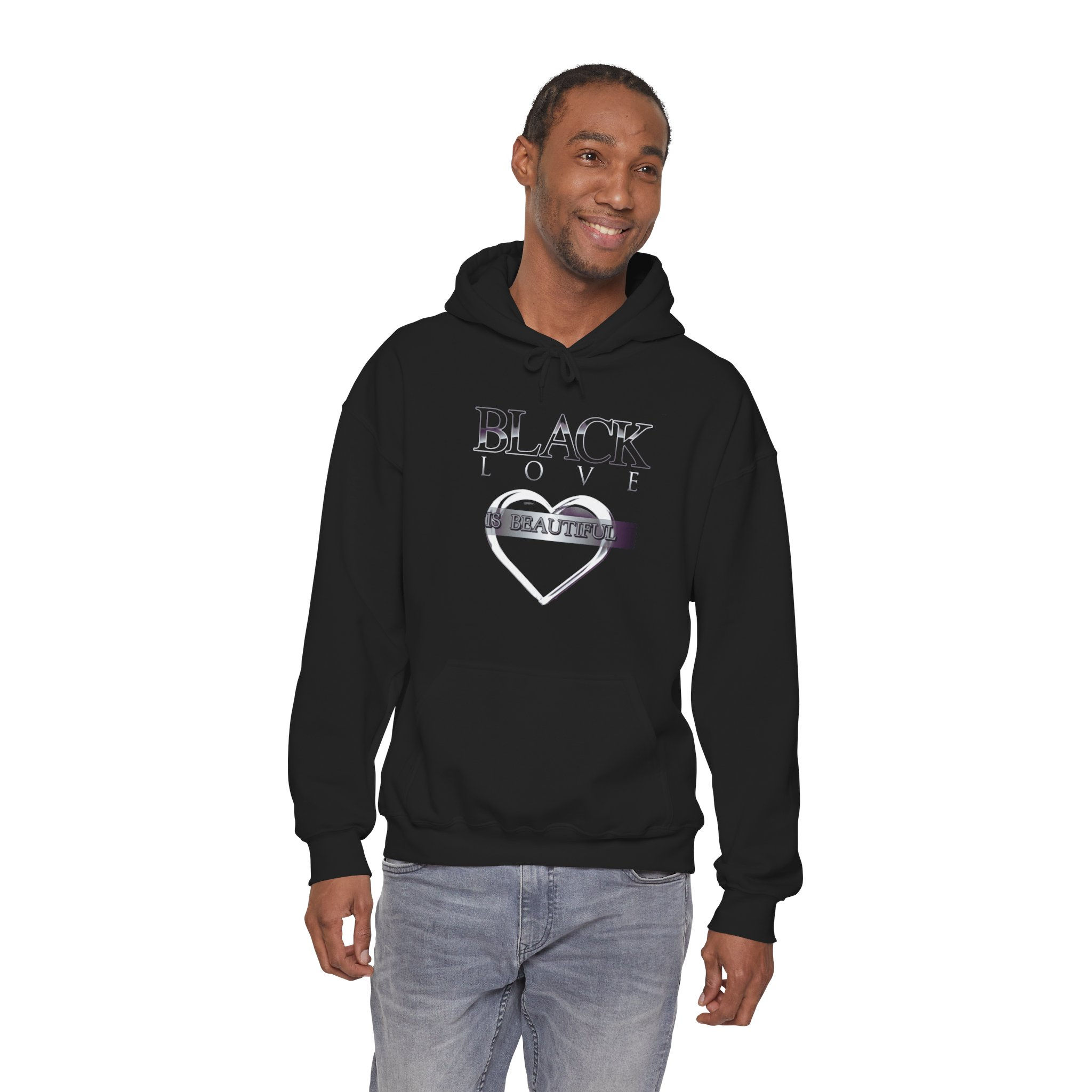 Black love Hooded Sweatshirt