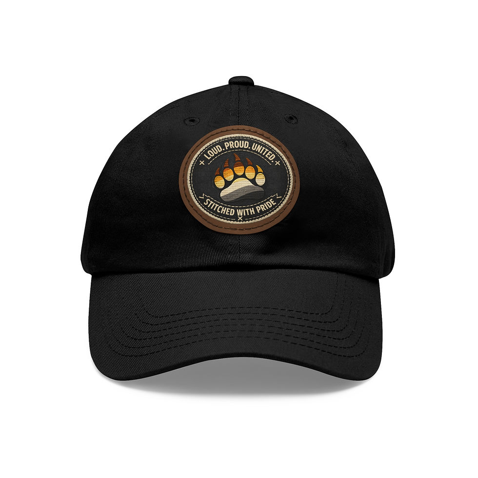 Thumbnail: Loud Proud United' Leather Patch Paw Print Cap