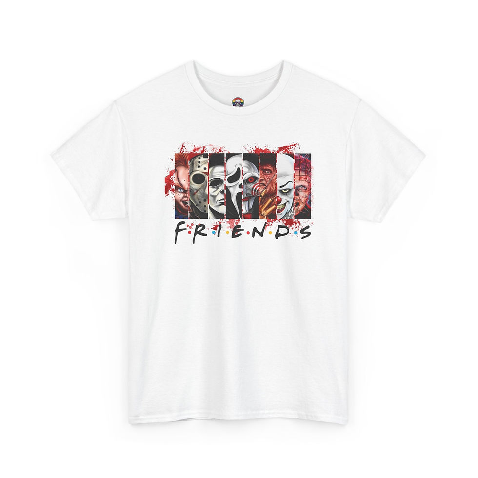 Thumbnail: Horror Friends Unisex Heavy Cotton Tee