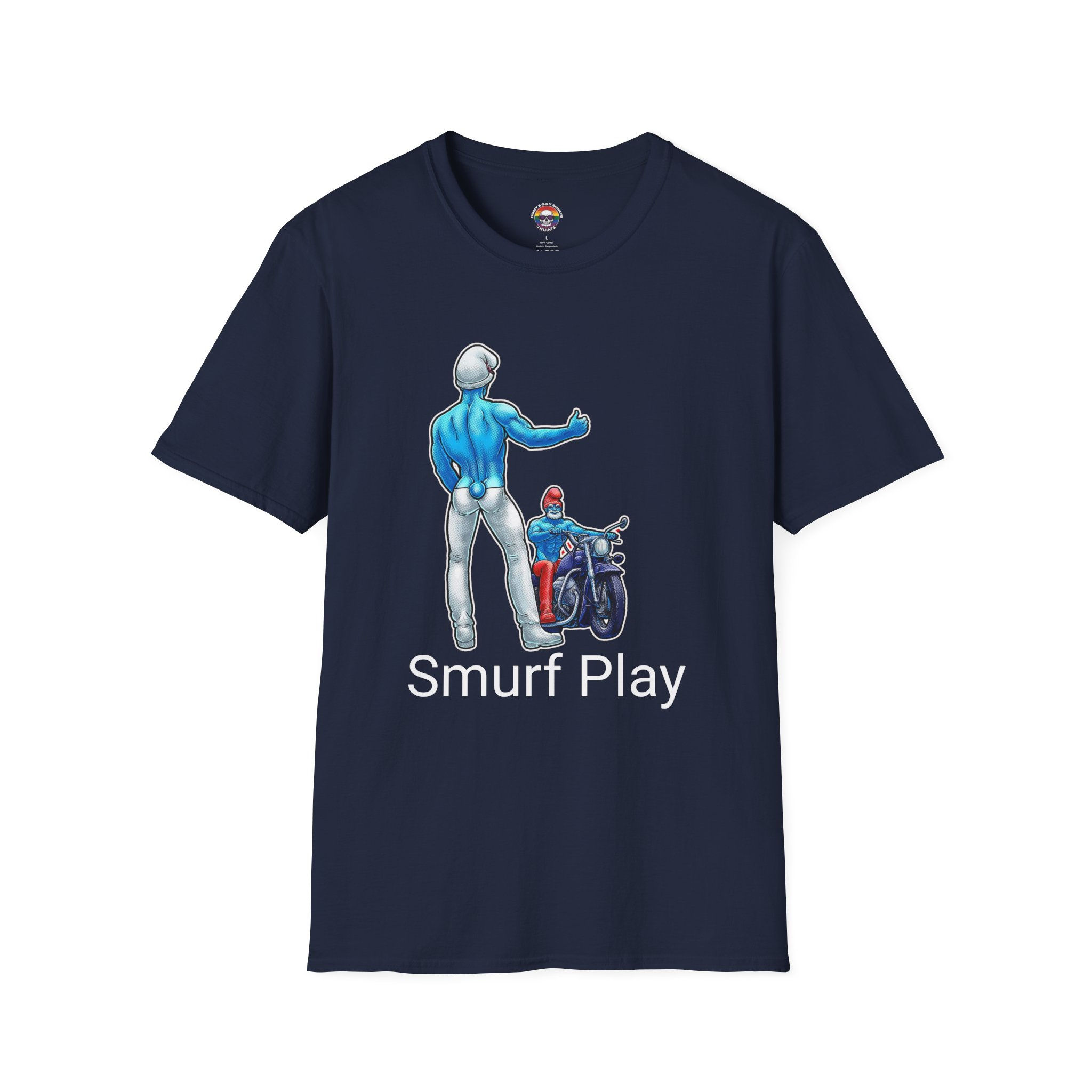 Smurf Play T-Shirt, Gay Shirts