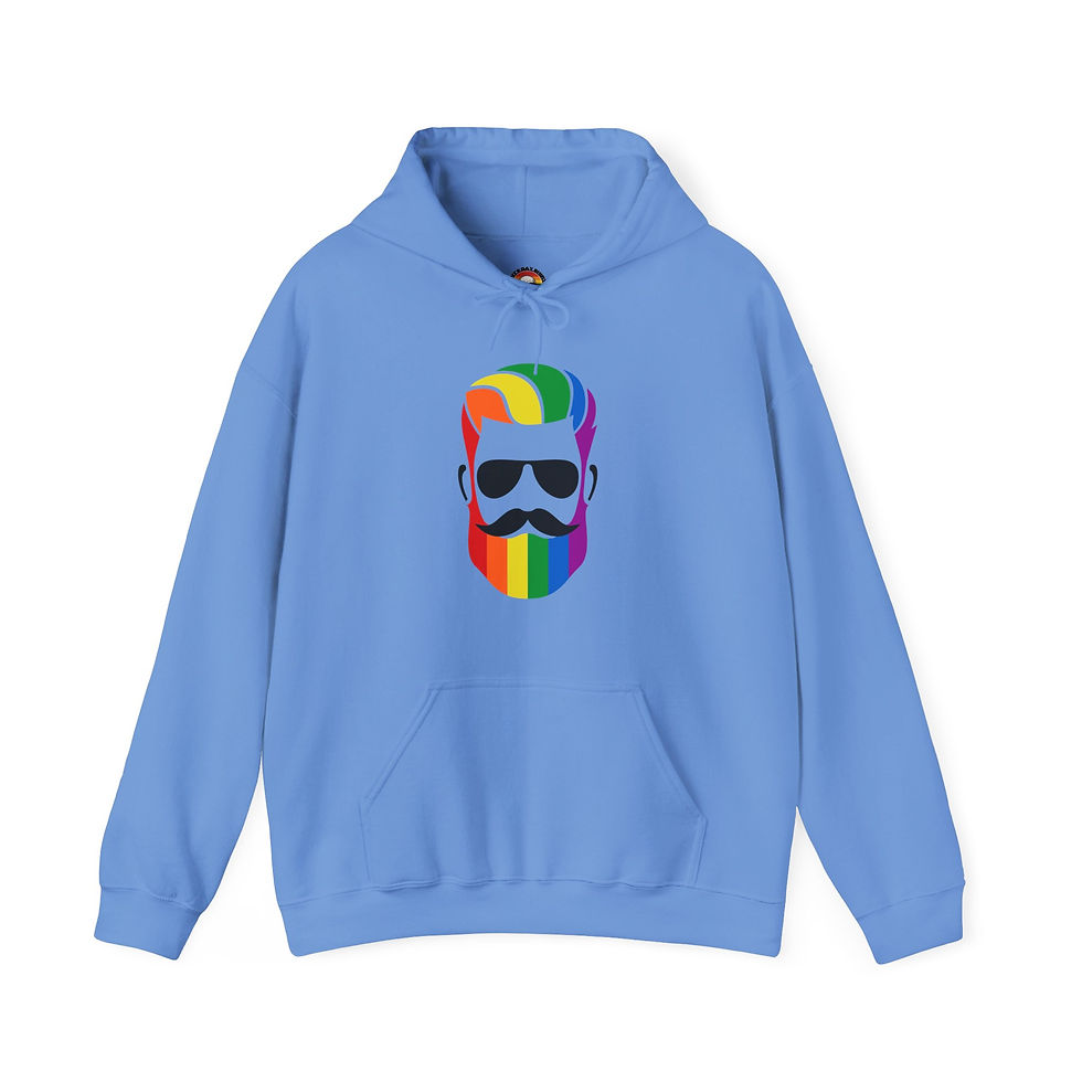 Thumbnail: Rainbow hair Unisex Heavy Blend™ Hooded Sweatshirt