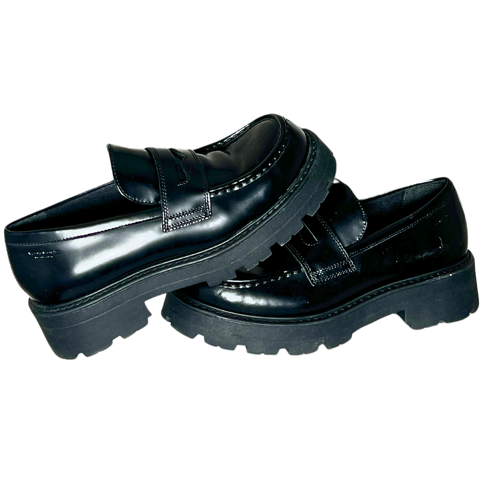 Miniatyrbilde: svarte Vagabond loafers