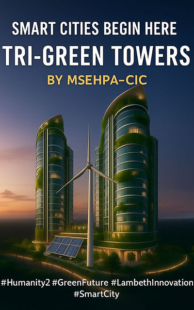 Tall Modern Buildings in a Smart City