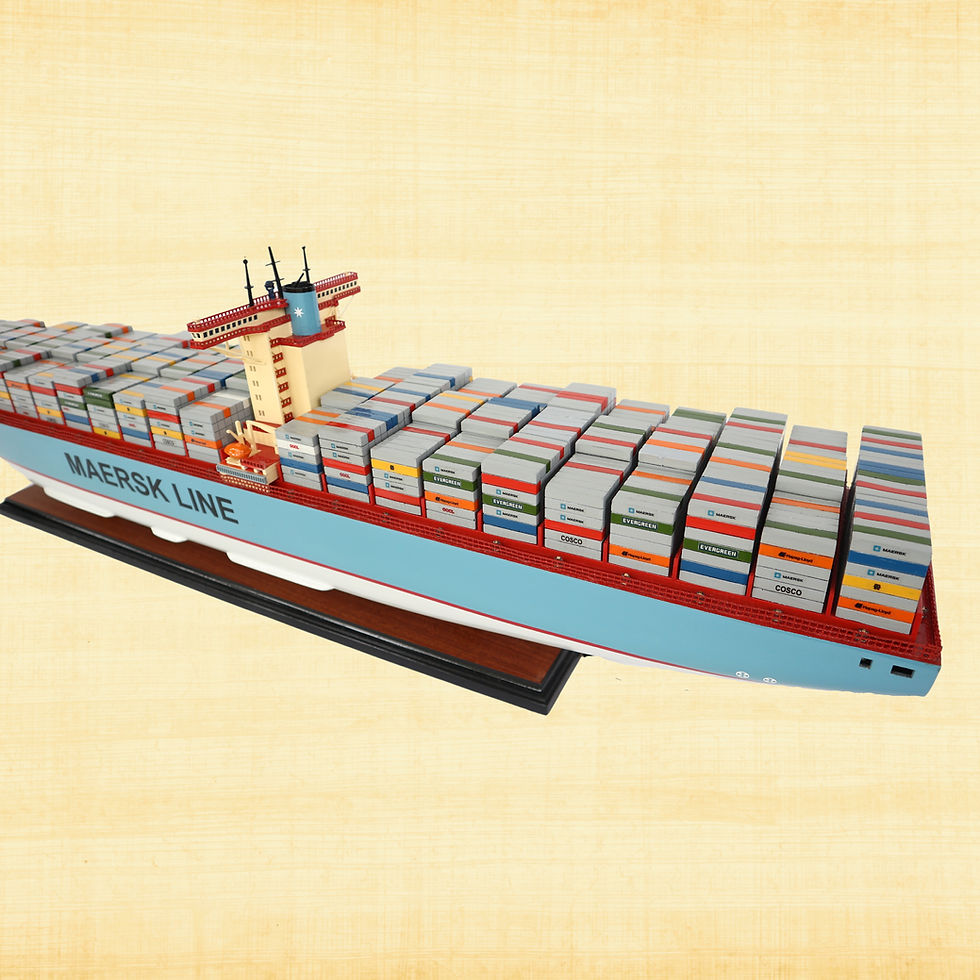 Thumbnail: Emma Maersk Container Model Ship with Lights