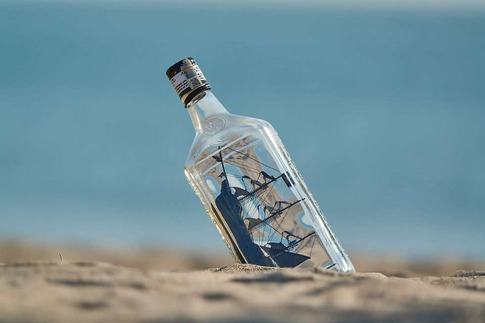Thumbnail: Pirate Ship in Square Bottle