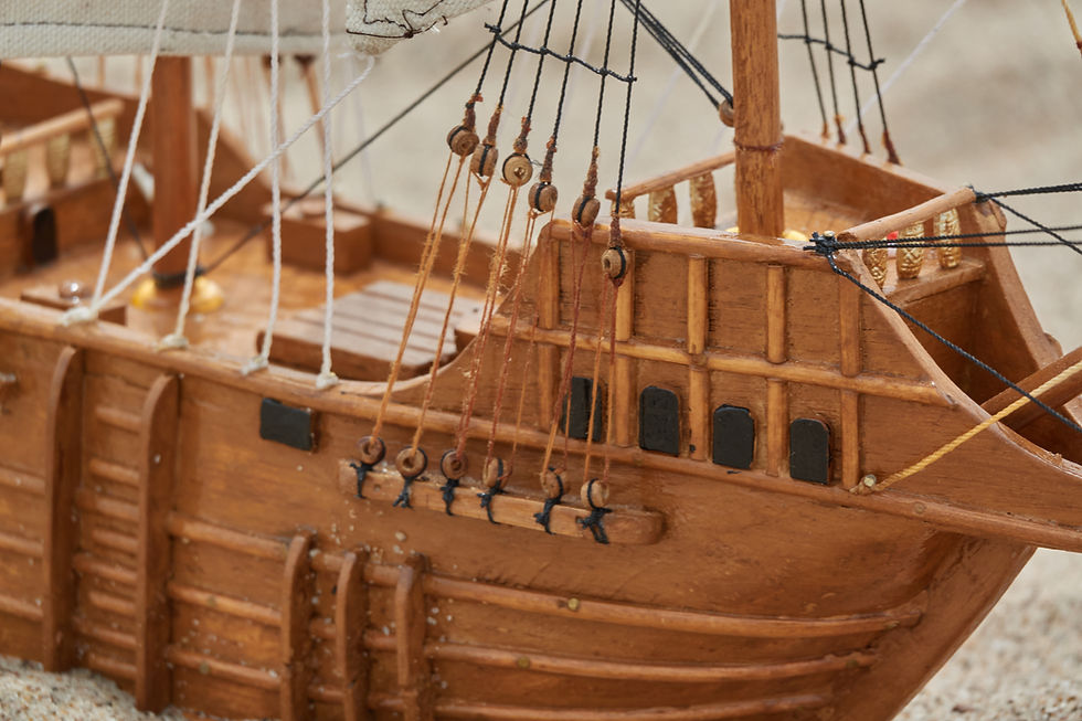 Thumbnail: São Gabriel - Vasco da Gama's First Expedition to India Model Ship