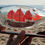 Thumbnail: Sail Ship in Slant Brandy Bottle