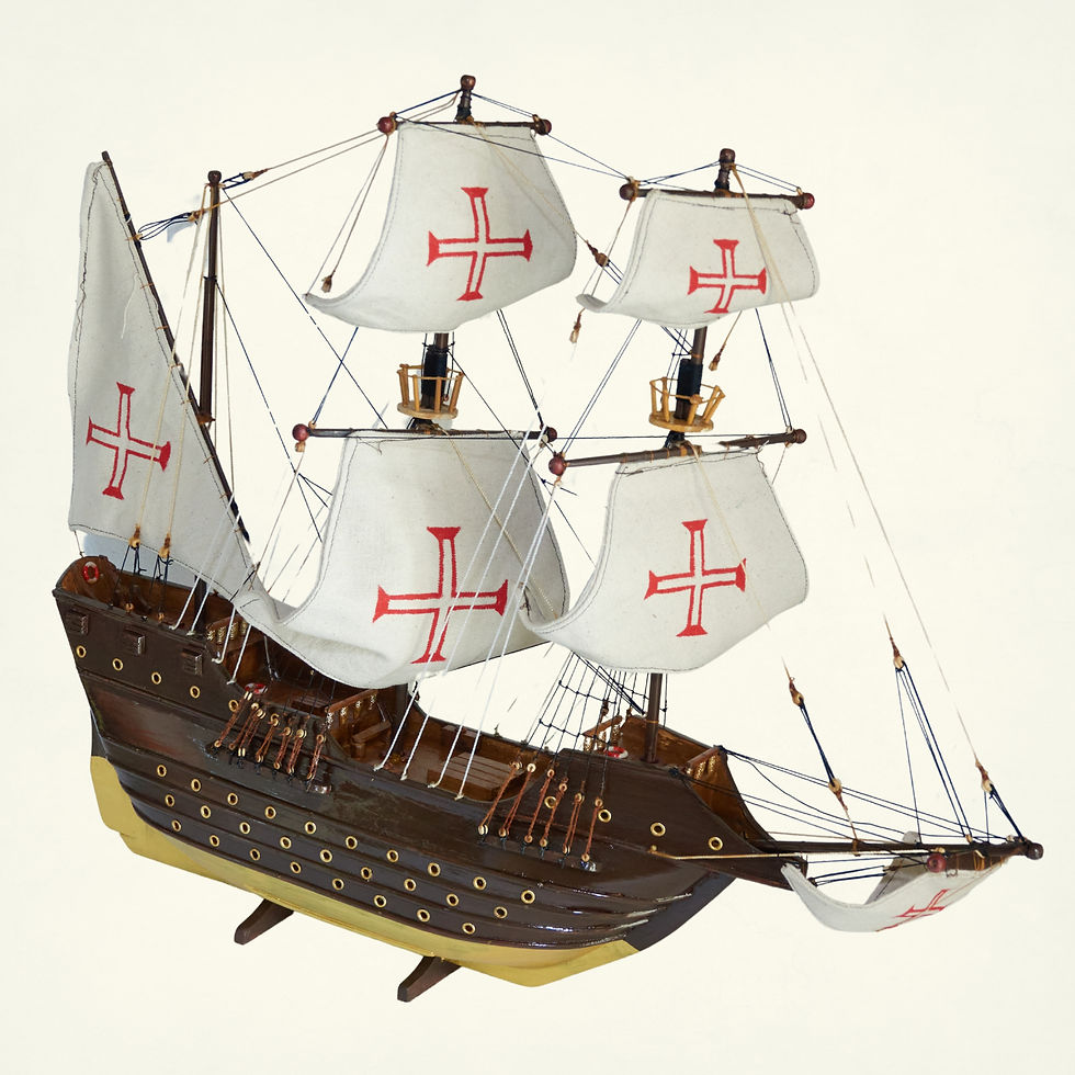 Thumbnail: Classic Portuguese Carrack Model Ship