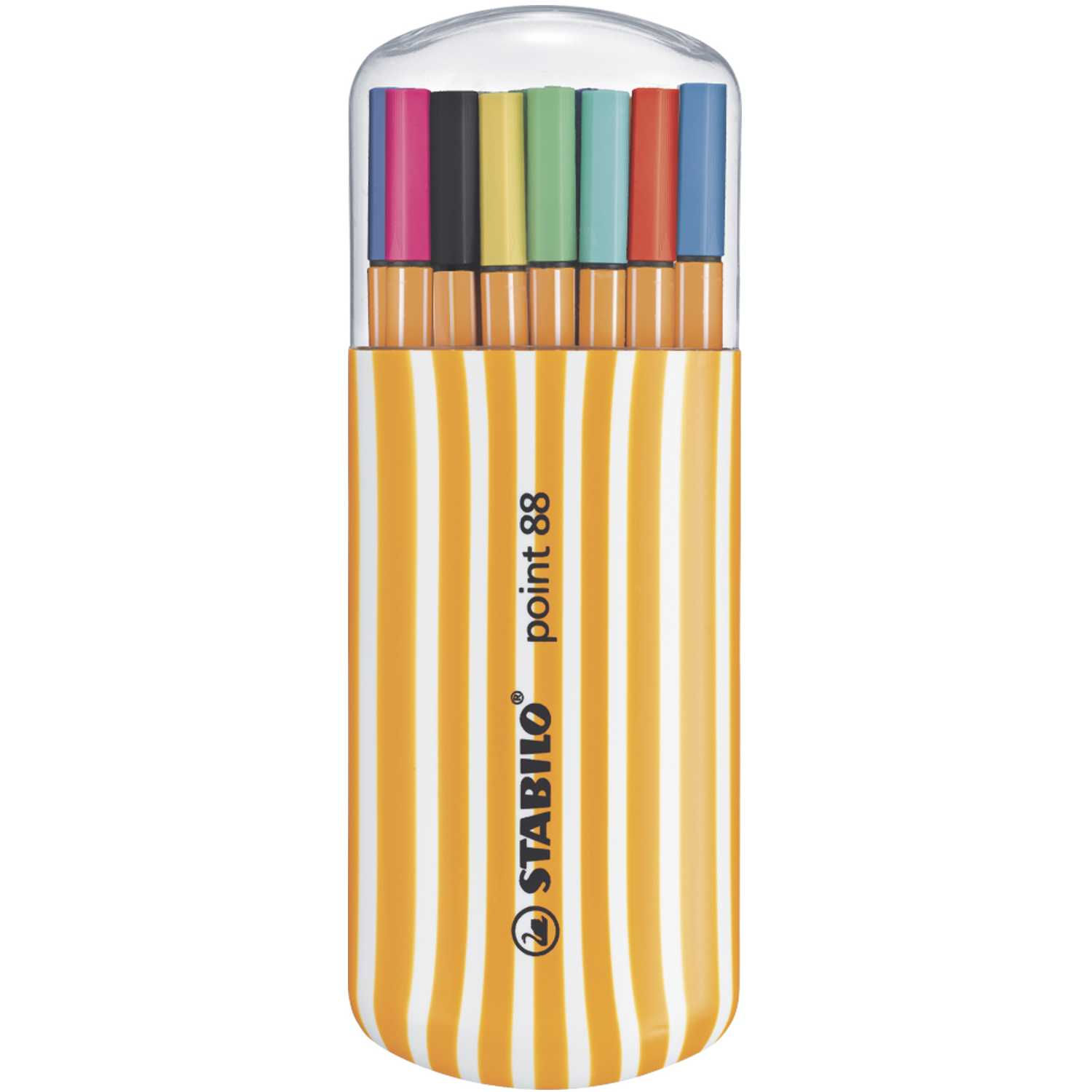 Marcador STABILO point 88 ZEBRUI estuche x 20 unidades