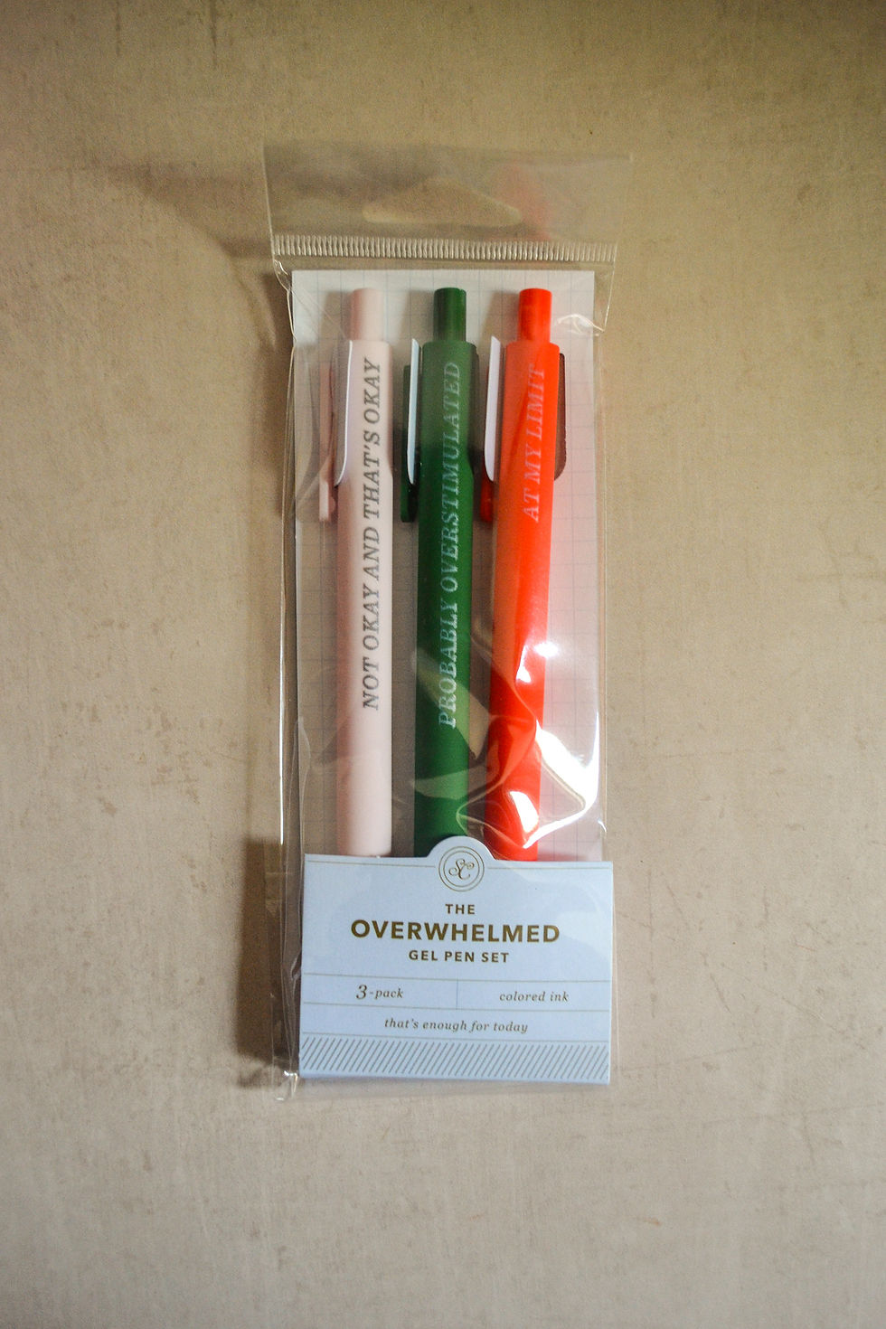 Thumbnail: CALICO PEN TRIO | FUNNY GEL PEN SET FOR PLANNERS, JOURNALS & EVERYDAY WRITING