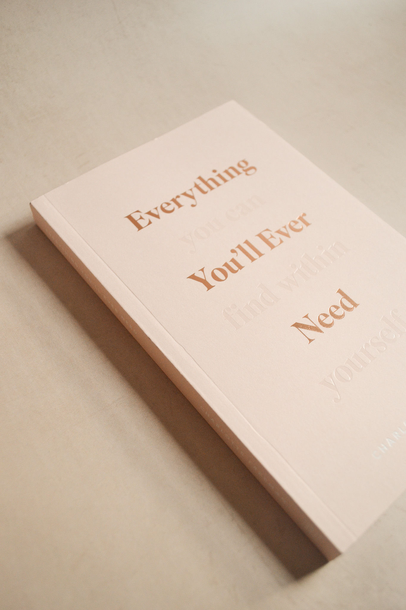 EVERYTHING YOU'LL EVER NEED (YOU CAN FIND WITHIN YOURSELF) BY CHARLOTTE FREEMAN