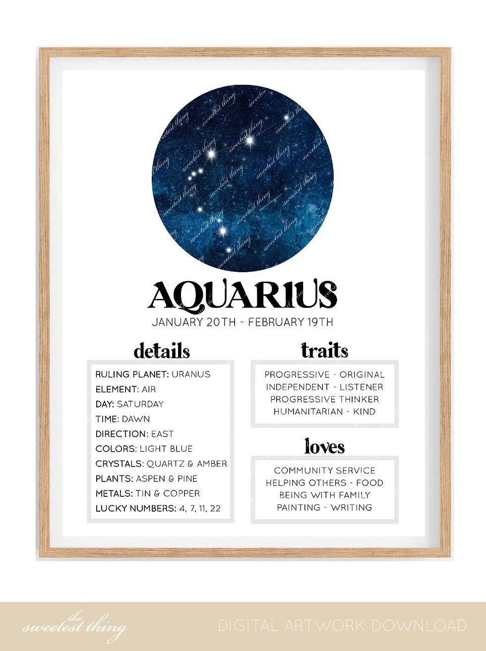 Thumbnail: AQUARIUS | ASTROLOGY DIGITAL ARTWORK