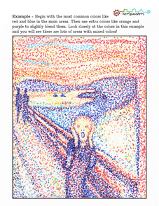 The Scream Worksheet Completed Example