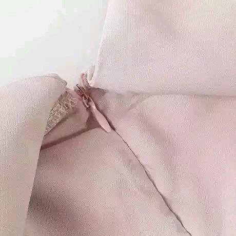 縮圖：荷葉邊露肩連身褲