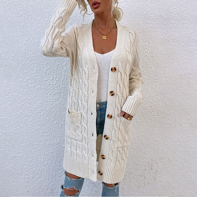Thumbnail: Womens cabin sweater Cable Knit